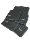 Rolls Royce Phantom Sedan (2003-2016) - Er56 Design Green Leather Floor Mats