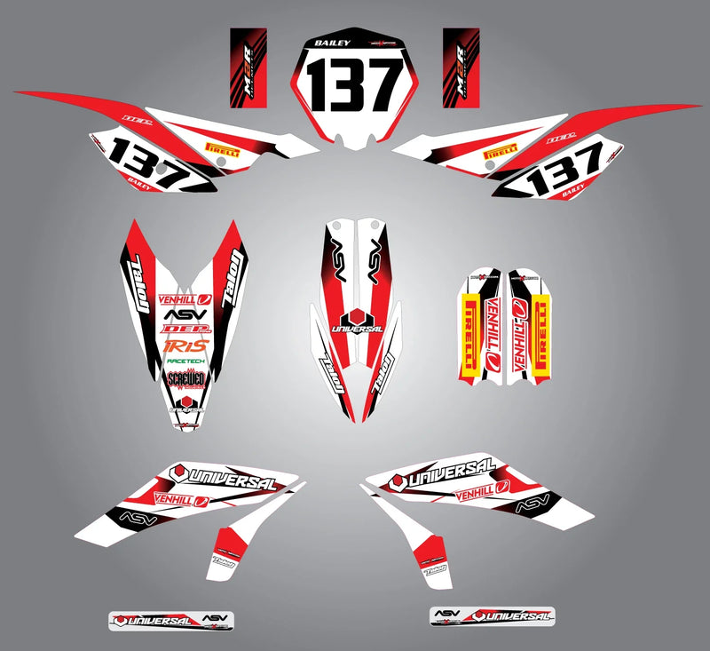 Husqvarna CR 65 (2012-2016) - STORM Stickers Custom Graphic Kit