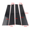 Dodge Ram 1500 Pillar Post Set Door Window Trim Covers Gloss Black (19-24)