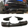 BMW X5 F15 2014-2018 Real Carbon Fiber Rear Diffuser Bumper Lip