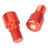 Yamaha YZF R6, R6S (1999-2012) - Orange 18mm Handlebar End Grips
