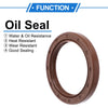 MakeModel Oil Seal 45x60x7mm Brown FKM Rotary Shaft Seal 2 pcs