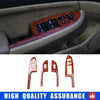 Honda Accord Wood Grain Window Door Lock Control Switch Trim (2004–2007)
