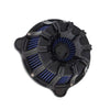 Harley M8 Touring (2017-2021) Black Blue Air Cleaner Intake Filter
