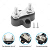 Heavy Duty Dual M6 Bus Bar Terminal Block Power Distribution Stud Black