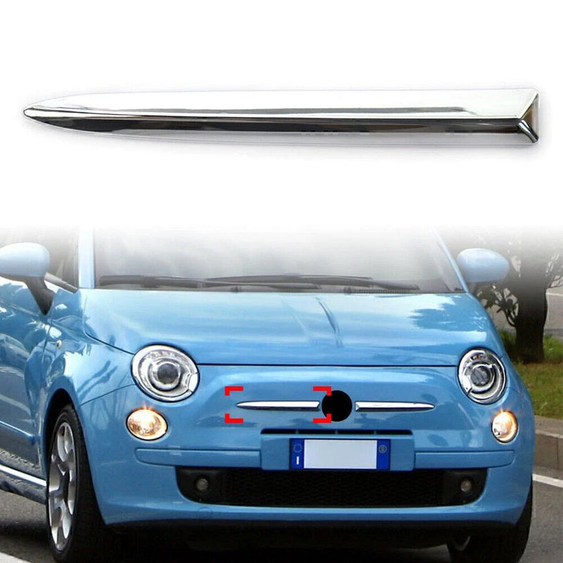 FIAT 500 Front Right Bumper Upper Moulding Cover Trim (2007-2015)