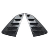 VW Polo MK6 Rear Side Window Louver Vent Trim Covers 2 x (2018-Present)
