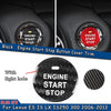 Lexus ES IS LX 1pc Black Carbon Fiber Engine Start Stop Button Cover (2013-2023)