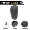 Honda Civic (2016-2021) Black Blue Faux Leather Car Gear Shift Knob Cover