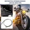 Set 2m 6.56ft Motorcycle Hydraulic Brake/Clutch Line Hose with Screws