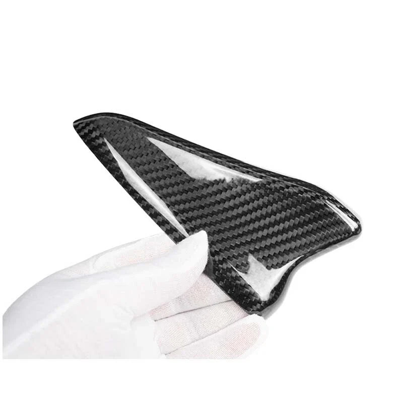 Kia Stinger 2018-2023 100% Carbon Fiber Roof Shark Antenna Cover Caps Trim