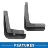 Hyundai Sonata Sedan Front & Rear Mud Flap Splash Guards (2015-2016)