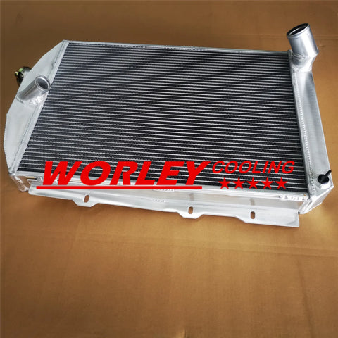 Chevy Hot / Street Rod 6 Cyl. w / Tranny Cooler 3 Row Aluminum Radiator (1938)