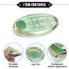 Nissan Altima, Maxima, Infiniti TPU Green 5 Button Smart Key Fob Cover
