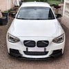 BMW 1 Series F20 F21 Gloss Black Front Spoiler Side Splitter (2011-2015)