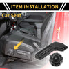 Jeep Gladiator Carbon Fiber Seat Adjustment Button Cover Trim (2020-2023)