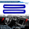 Dodge Challenger  Blue Air Cond Outlet Vent Trim Cover Frame (2015-2023)