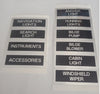 Various Brands 6+ 3 Gang Fused Marine Switch Panel, Splash Proof, 12/24V,