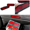 Honda Accord Acura Civic Prelude Rear Bumper Side Markers 2 x Red