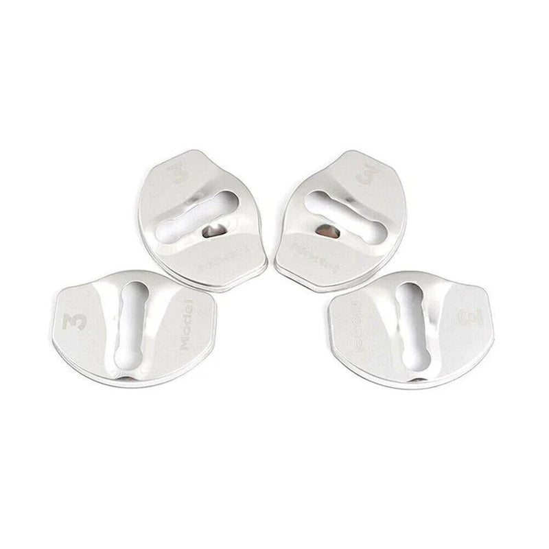 Tesla Model 3 4 x Door Lock Covers (2018-2022)