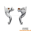 Harley Softail Slim FLSL FXBB FXLR FLHC FXST Shorty Brake Clutch Levers (2018-2023)
