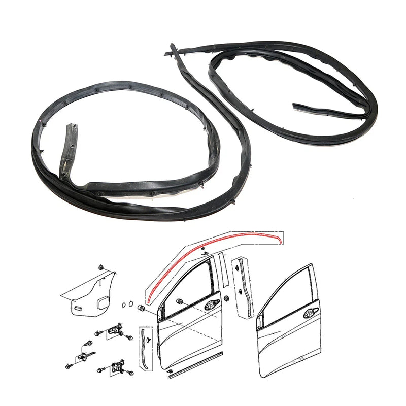 Honda City Sedan 2014-2020 Door Roof Weatherstrip Seal