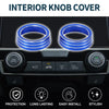 Honda Civic 10th Gen 2016-2020 Blue 2x AC Climate Heater Switch Knob Cover