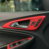 Chevrolet Malibu Red Carbon Fiber Interior Trim Stickers (2016–2019)