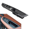 BMW X5 X6 E70 Black ABS Inner Door Handle Trim Cover (2007-2013)