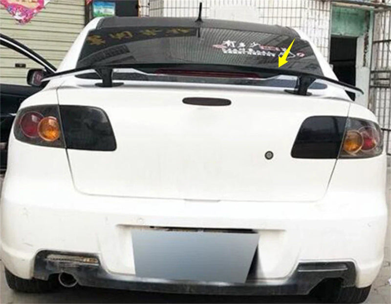 Chrysler 300 300C Sedan Glossy Black Rear Wing Spoiler with Light