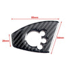 Audi TT TTRS Carbon Fiber Black Interior Door Lock Button Cover Trim (2008-2014)