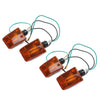 Honda Nighthawk 4 x Universal Motorcycle Turn Signal Lights (1982-2007)