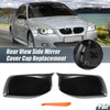 BMW E60 E61 525i 530i 545i 550i 650i Gloss Black Rearview Mirror Cover Cap