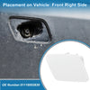 BMW 1 Series Front Right Bumper Headlight Washer Nozzle Cover Cap White