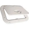 Caravan RV Access Hatch Recessed Handle White Nuova Rade 375x275mm