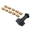 Touring 10 x Batwing Fairing Brass Thread Inserts Repair Kit (1997-2013)