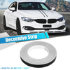 Car Motorcycle 0.6in Width 164ft Length Decorative Strips Waterproof Black