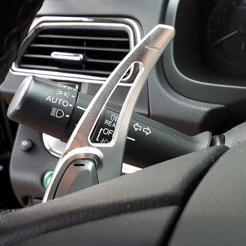 Honda Civic Silver Steering Wheel Paddle Shifter Extensions (2022-2023)
