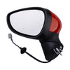 Ford Fiesta Mk7 (2013-2017) Red Left Electric Wing Door Mirror