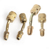 A / C R410a R134a 4pc Refrigerant Tank Vacuum Pump Adapter