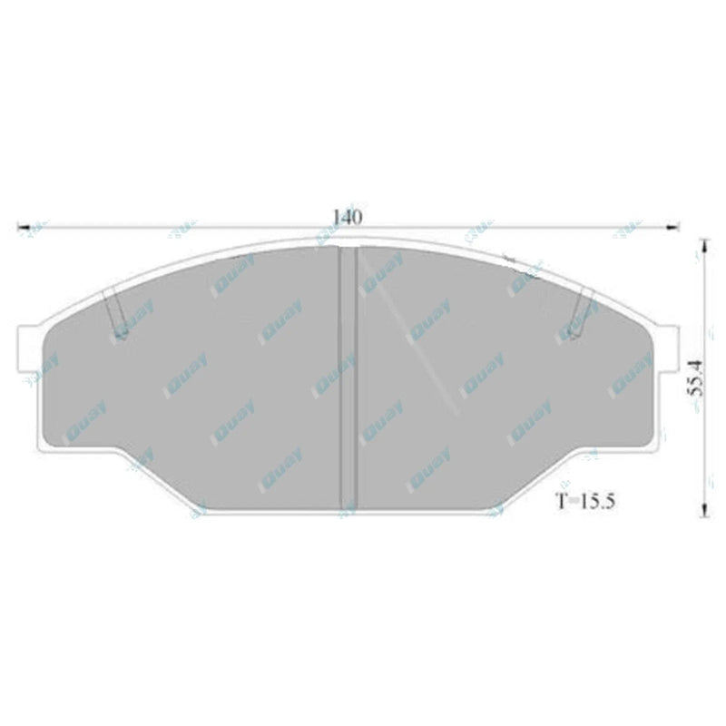 Toyota Hilux LN55 LN56 Front Disc Brake Pad Set (1983-1988)