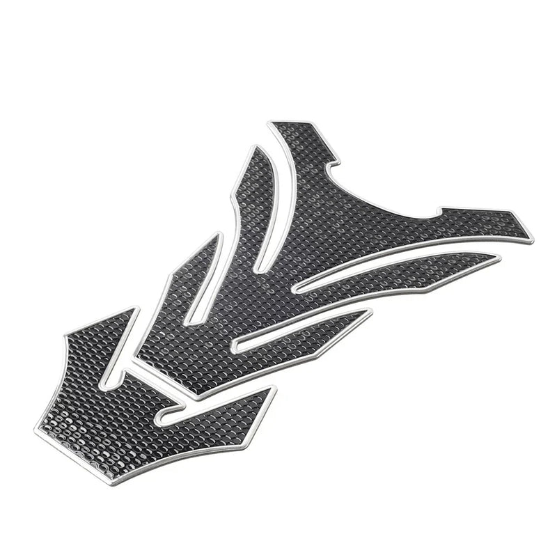 Silver Motorcycle Fuel Tank Pad Cover Protector Decal Grip