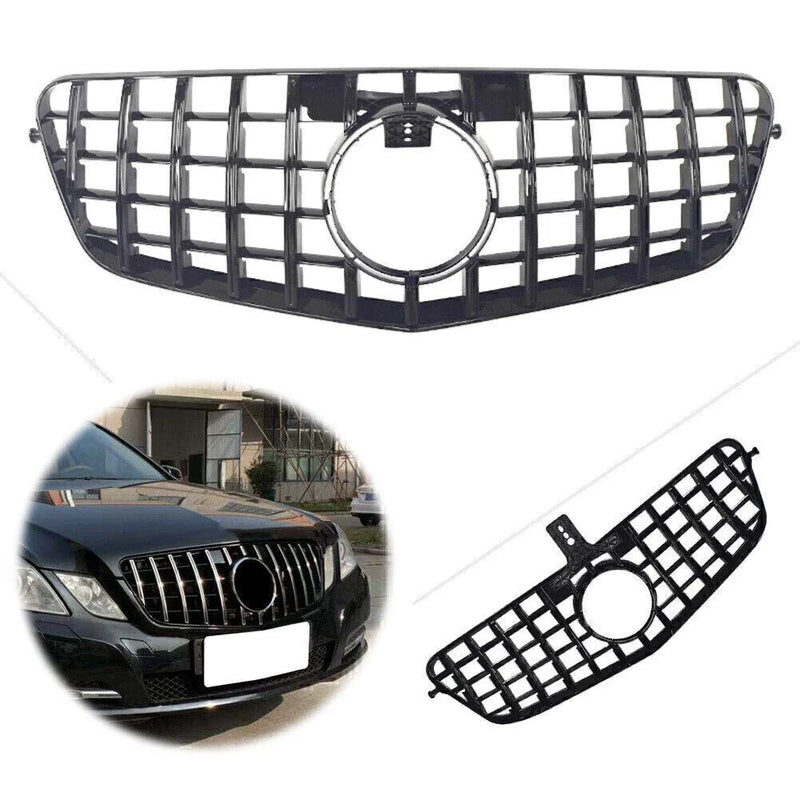 Mercedes Benz E-Class W212 4D Gloss Black Front Grille (2010-2013)