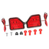 Jeep Wrangler LED Red Rear Bumper Reflector Lights (2018-2021)