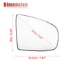 BMW X5 X6 Heated Right Side Rearview Mirror Glass (2007-2013)