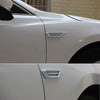 White Car Side Air Flow Vent Cover
