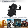 Rearview Mirror Mount Motorcycle Phone Mount Holder 4.7-7.2" Phones