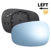 BMW 3 Series Left Side Heated Mirror Glass Blue