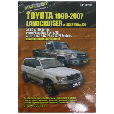 Toyota Landcruiser Workshop Repair Manual /  / Workshop Repair Manual (1990–2007)