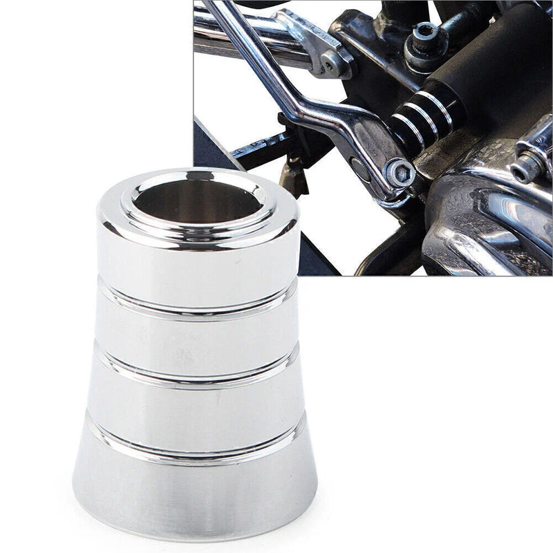 Harley Touring FLHT Chrome Heel Shifter Eliminator Shaft Spacer (2009-2023)